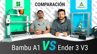 Comparación y Review  Creality Ender 3 V3 y Bambu Lab A1⚡ ¿Cúal es mejor🤔 [upl. by Gonnella]