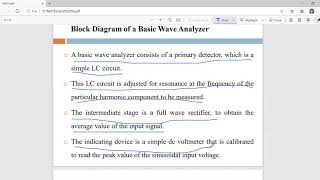 Wave Analyzers AF Wave Analyzer [upl. by Notsek]