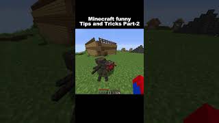 Minecraft funny tips and tricks part2 indiangamer hindigameplay minecraftfunny funny [upl. by Garihc]