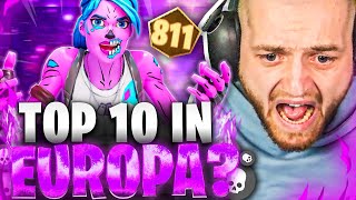 🤯😨KILL REKORD im CUP  FORTNITE Cup mit ESPORTLER  Top 10 Europa [upl. by Zehcnas]