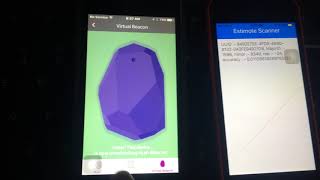 Estimote beacons scanner demo [upl. by Gonagle]