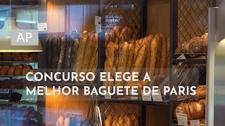 Concurso elege a melhor baguete de Paris [upl. by Eseeryt342]