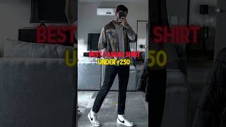 Casual Shirt under ₹250  Comment Shirt  mensfashion menswearstyle fashion shortvideo shorts [upl. by Odoric982]