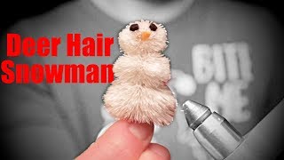 Fly Tying  Deer Hair Snowman [upl. by Dede]