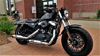 2017 HarleyDavidson FortyEight XL1200X│Review amp Test Ride [upl. by Harriott]