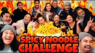 SPICY NOODLE CHALLENGE 🍜🔥 WITH A BALUT 🐣 TWIST [upl. by Pepper505]