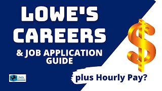 Lowes Careers and Job Application Guide [upl. by Viridis]