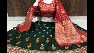 Pure Banarasi Silk Lehenga Choli Collection 2022 [upl. by Suixela]