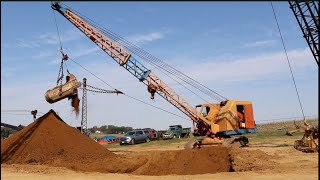 Koehring 305 Dragline  Old School Excavating [upl. by Ennovihs]