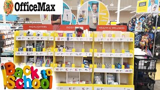 Back To School SHOPPING OFFICEMAX  OFFICE DEPOT  WALKTHROUGH JULY 2020 [upl. by Assilaj]