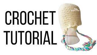 How To Add Braids to a Crochet Hat [upl. by Nyrehtac]