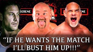 GILLBERG on GOLDBERG NOT AVOIDING A MATCH With Him [upl. by Eralc]