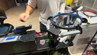 Stringing a Yonex Ezone 98 Tour [upl. by Flory314]