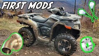 Cheap Upgrades Anyone Can Install 2022 CFMoto CForce 600 Best Cheap Quad Modifications Whiskey Bent [upl. by Sutniuq]