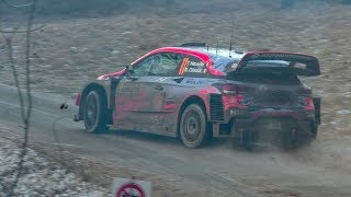 WRC Rally Monte Carlo 2019 Day 2  On the Limit amp Action HD [upl. by Tezil]