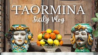 Is This the Most Beautiful Town in Italy Taormina Sicily Vlog  Top Things to do and Tips [upl. by Waylen]