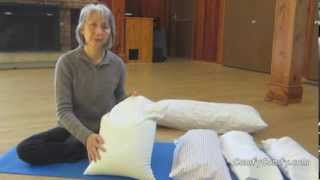 How to use a ComfyComfy buckwheat pillow [upl. by Ytsirhc]