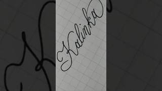 ☆Kalinka☆  calligraphy handwriting lettering writing signature art [upl. by Divan]