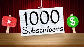 Small Channels Follow This And You WILL Get 1000 Subscribers [upl. by Selwyn66]