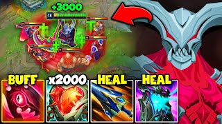 RIOT JUST BROKE RED KAYN WITH THIS NEW HEALING BUFF HES A TANK NOW [upl. by Lemmueu]