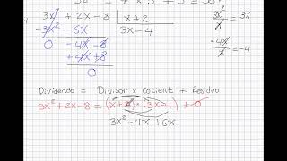 División de polinomios larga y sintética [upl. by Ylreveb]