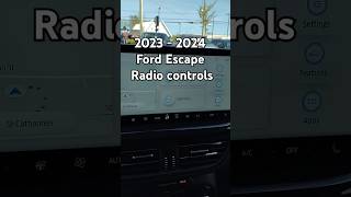 2023 2024 Ford Escape  How do I turn the radio on or off shorts [upl. by Rice]