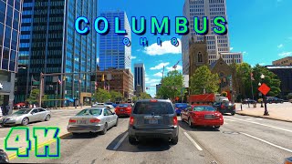 Columbus Drive Part 14 Ohio USA 4K  UHD [upl. by Nosretep]