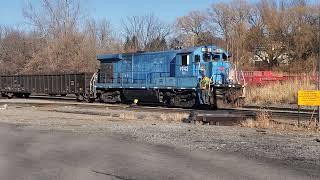 Finger Lakes Railway Auburn Job Auburn NY 121523 vid 4 of 4 [upl. by Nyahs]