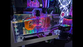 Bykski Waterblock install on Sapphire AMD 7900XTX Nitro GPU [upl. by Oletta]