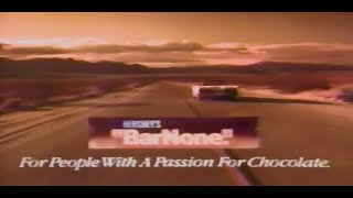 BarNone Chocolate Bar Commercial  1988 [upl. by Vitalis]