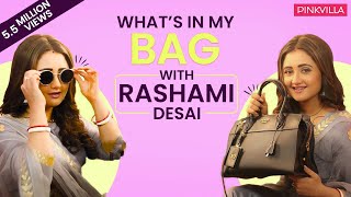 Whats in my bag with Rashami Desai  S02E10  Fashion  Pinkvilla  Rashami Desai [upl. by Nimajneb454]