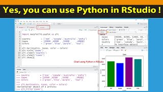 Use Python in RStudio [upl. by Novaat]