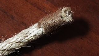 How To Whip The End Of A Rope  Common Whipping Knot [upl. by Gratia929]