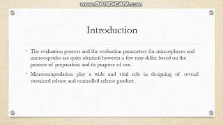 Evaluation and application of Microspheres Part I [upl. by Cora622]