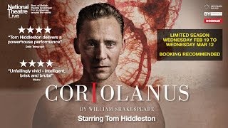 NT Live Coriolanus Official Trailer Starring Tom Hiddleston [upl. by Garibald]