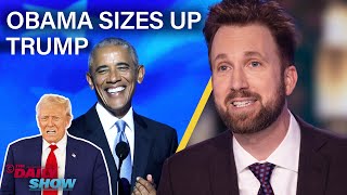 Barack Obama Sizes Up Trump Roll Call Vote Gets Lit amp More DNC Night 2 Highlights  The Daily Show [upl. by Novaj]