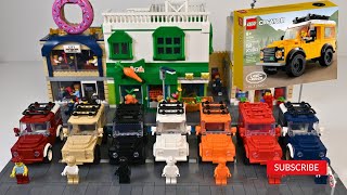 I made 7 LEGO Land Rover MOCs  Copy Everything [upl. by Nanam]