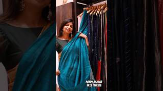 Diwali shopping at PONDY BAZAAR Tata taneira saree’s … nengalum poi collections konja parunga saree [upl. by Countess]