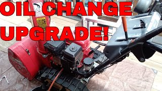 HONDA Snowblower OIL Change Upgrade [upl. by Kalle]