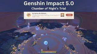 Genshin Impact 50  Chamber of Nights Trial Gameplay [upl. by Etteoj]