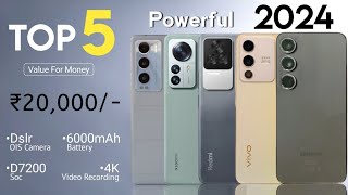 Top 5 Mobile Phones Under 20000  July 2024   5G  144Hz 3D OIS with 4K  Phone Under 20000 [upl. by Aitam]