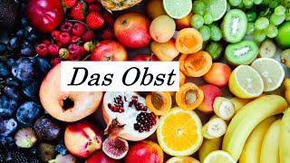 Das Obst  die Früchte [upl. by Arondel]