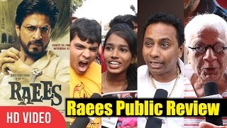 RAEES  2nd DAY PUBLIC REVIEW  CRAZY RAEES FANS  Shahrukh Khan Nawazuddin Mahira [upl. by Kcirrem]