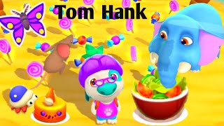 My Talking Tom Hank Island gameplay part 75 [upl. by Bertine941]