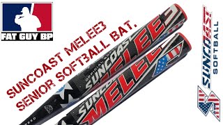 Suncoast Melee3 Balanced Senior Softball Bat Review [upl. by Chelsey]