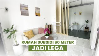 CARA RUMAH SUBSIDI 60 METER TERLIHAT LEGA [upl. by Mcloughlin]