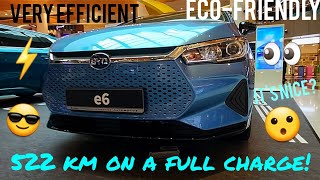 BYD E6 EXTERIOR AND INTERIOR WALKAROUND  SPECS AND FEATURES  VERY EFFICIENT EV [upl. by Franza]