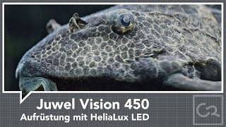 Juwel Vision 450  Aufrüstung mit HeliaLux LEDBalken [upl. by Anirrok]