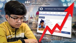 Kamusta Ang RATING Ni GM Daniel Quizon  FIDE World Chess Olympiad 2024 Round 9 [upl. by Ecnerrat]