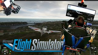 6DOF  Microsoft Flight Simulator 2020  Custom Motion plugin Test Flight [upl. by Neerod]